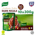 Knorr Authentic Indian Rajma Masala Pack of 10 x 300g | Heat & Eat Meal | Halal Vegetarian