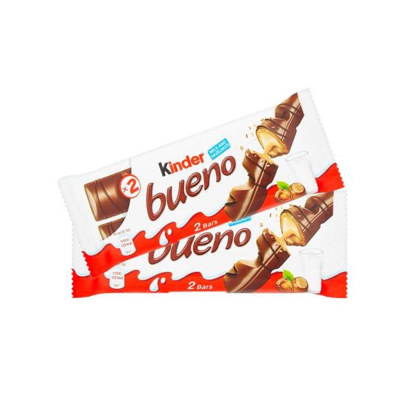 Kinder Bueno Classic Chocolate Bars 15 × 43g | Hazelnut Cream & Crispy Wafer | Individually Wrapped Share Pack | Office, Party & Bulk Treats | 645g (TikTok Shop)