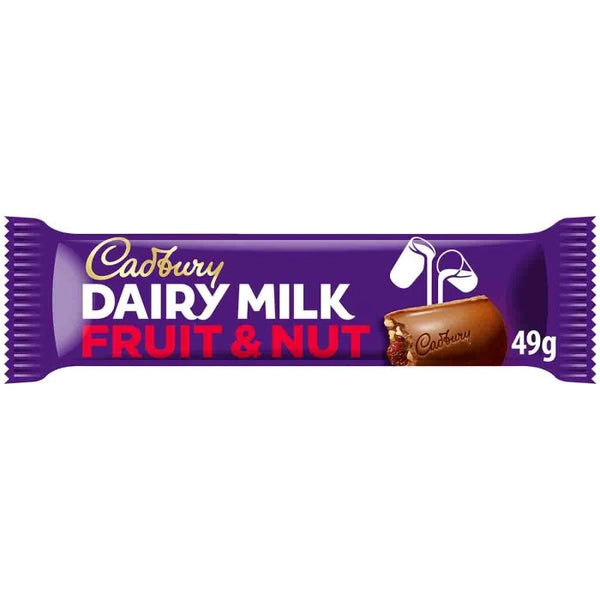 Dairy Milk Fruit & Nut Chocolate Bar 49g (Box of 48)