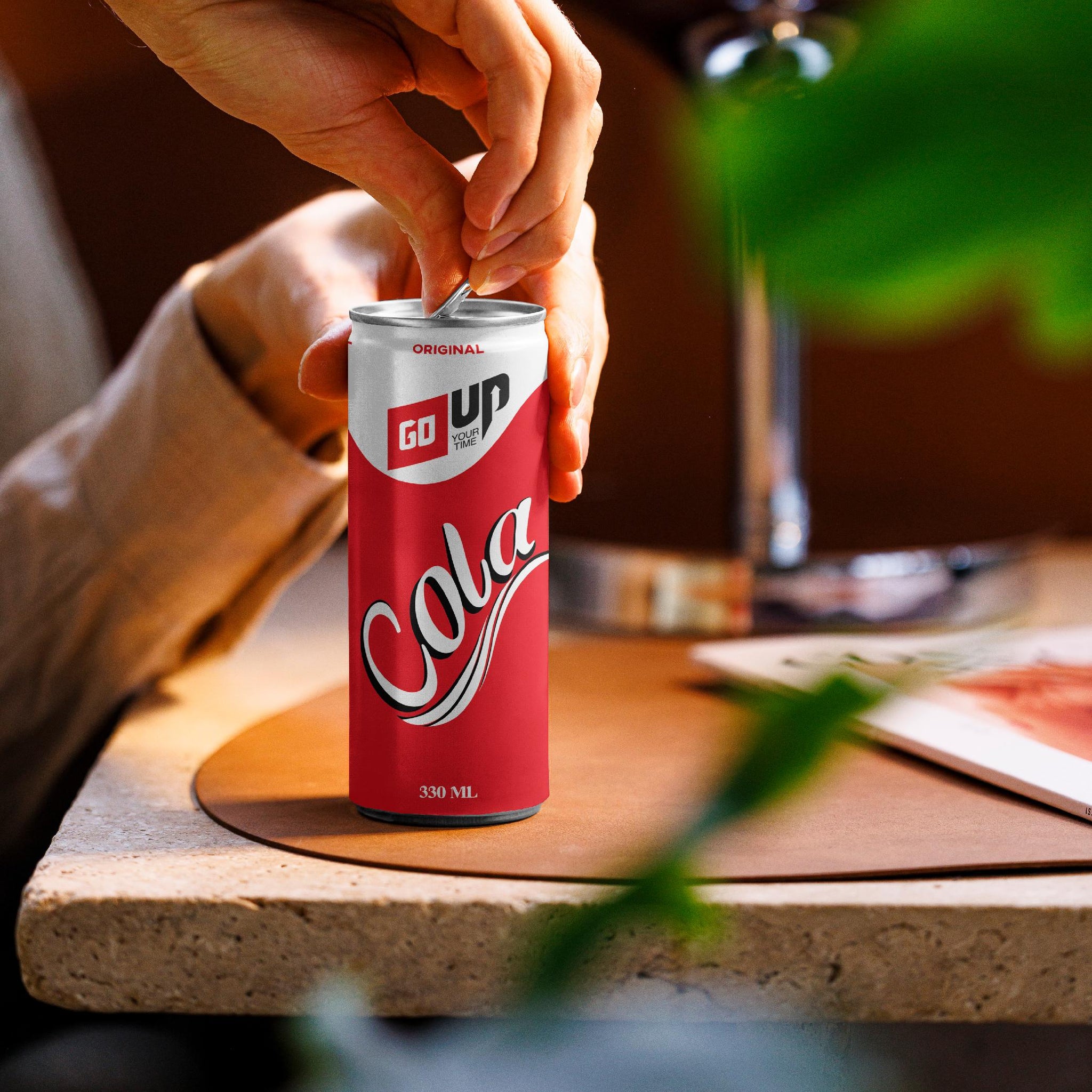 Go Up Cola – 24 x 330ml Cans | Refreshing Cola Drink with Caffeine & Unique Flavor | Bulk Pack for Parties & Gatherings