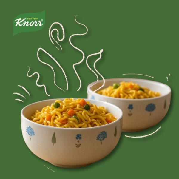 Knorr Chicken Instant Noodles 18 x 200g | Spicy Masala Flavour | Family Value Pack