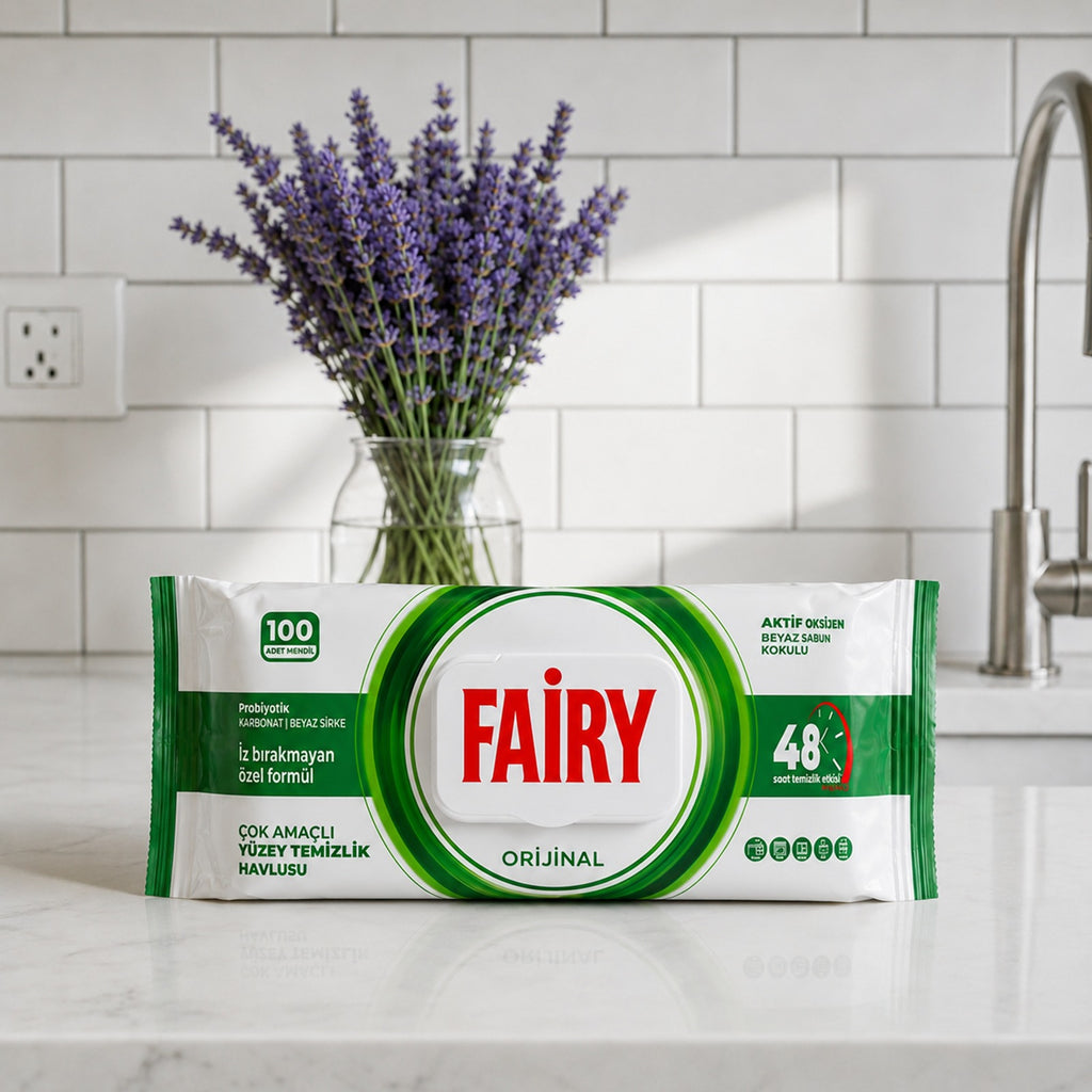 Fairy Multi-Surface Cleaning Wipes – 100 Disposable Wipes - Mix Pack of 4