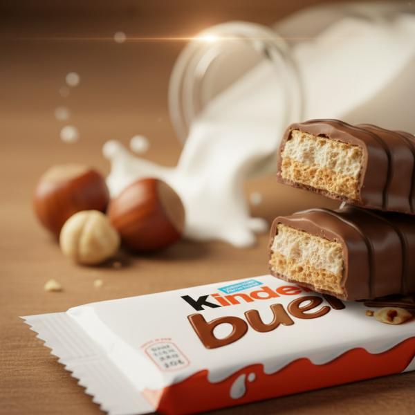 Kinder Bueno Classic Chocolate Bars 15 × 43g | Hazelnut Cream & Crispy Wafer | Individually Wrapped Share Pack | Office, Party & Bulk Treats | 645g