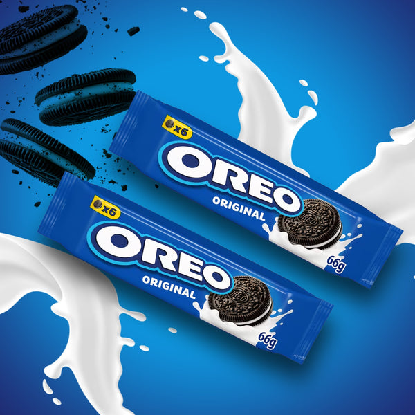 Oreo Original 20 x 66g Biscuit Pack | 6 Biscuits per Pack