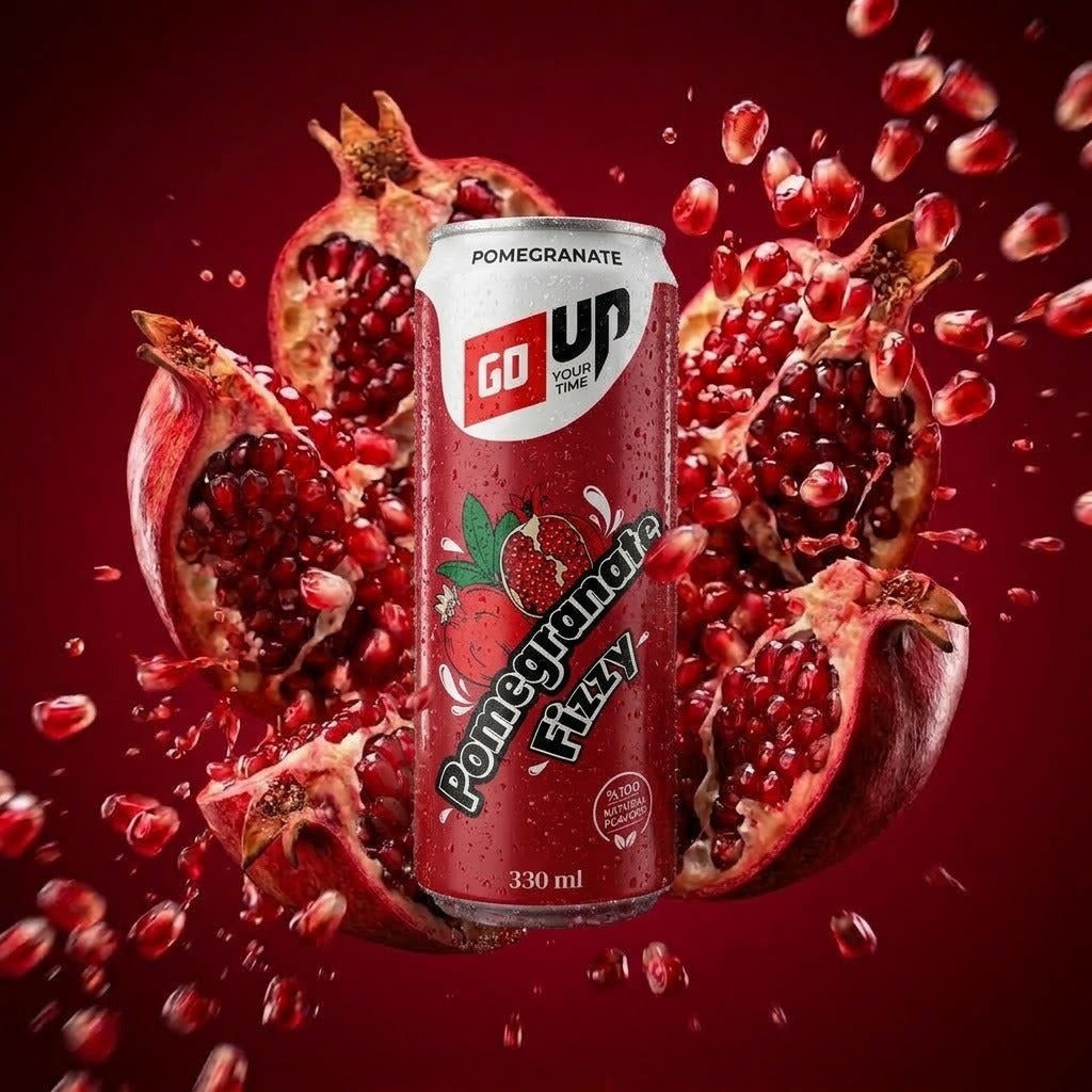 GO UP Pomegranate Drink – 24 x 330ml Cans