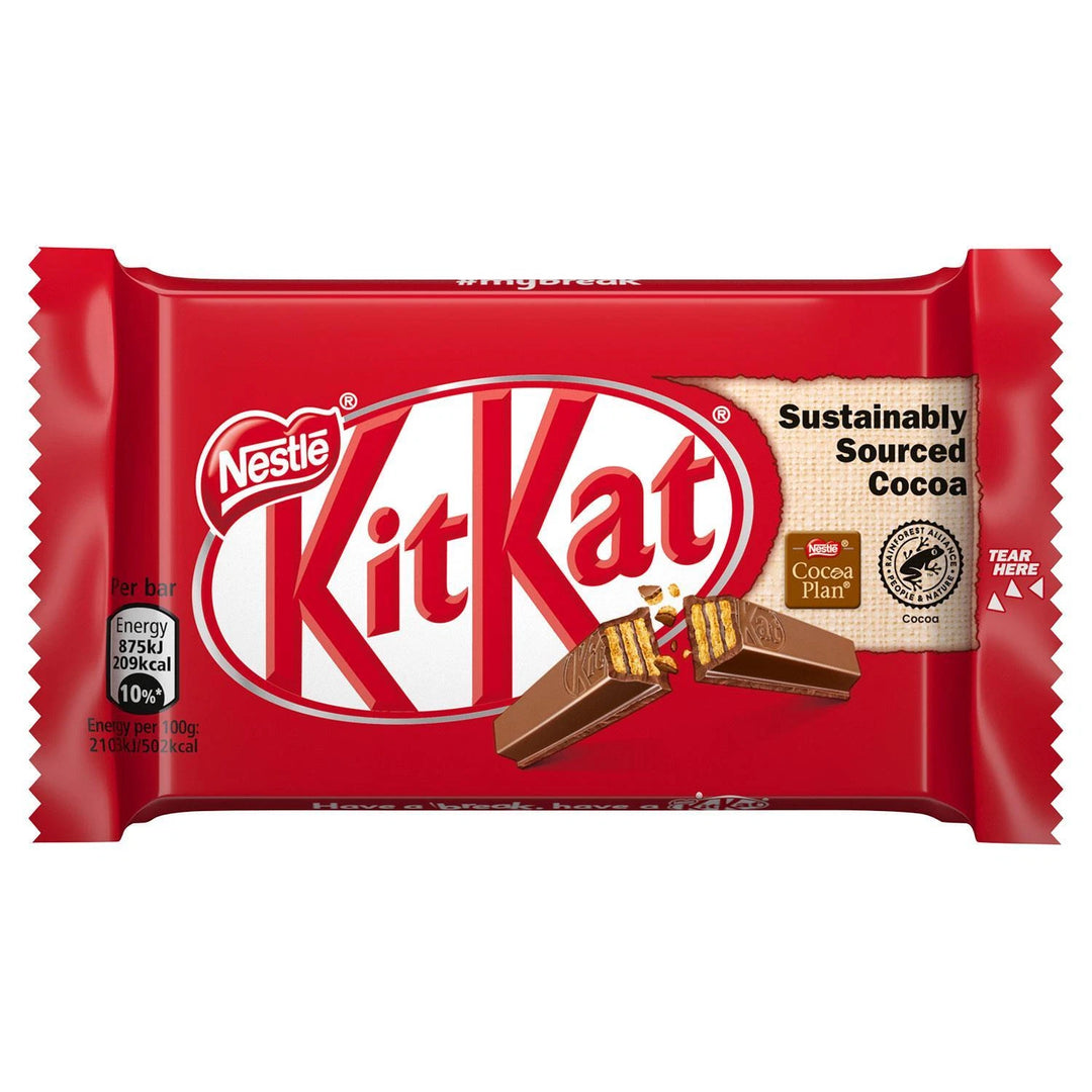 KitKat 4 Finger Milk Chocolate Bar 41.5g (Pack of 24)