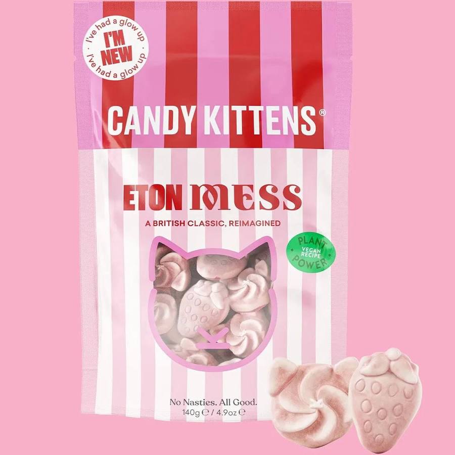 Candy Kittens Sour Watermelon Gummies 10 x 140g | Vegan Sharing Packs