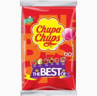 Chupa Chups The Best Of Lollipops Assortment | Mixed Flavours | Bulk Box